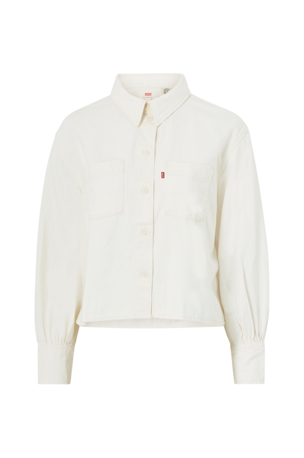 Levi's - Skjorte Zoey Pleat Utility Shirt - Natur - 38