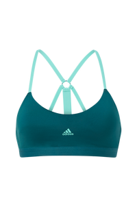 adidas Sport Performance - Sport-bh All Me Support Summer Bra - Grön - 30/32