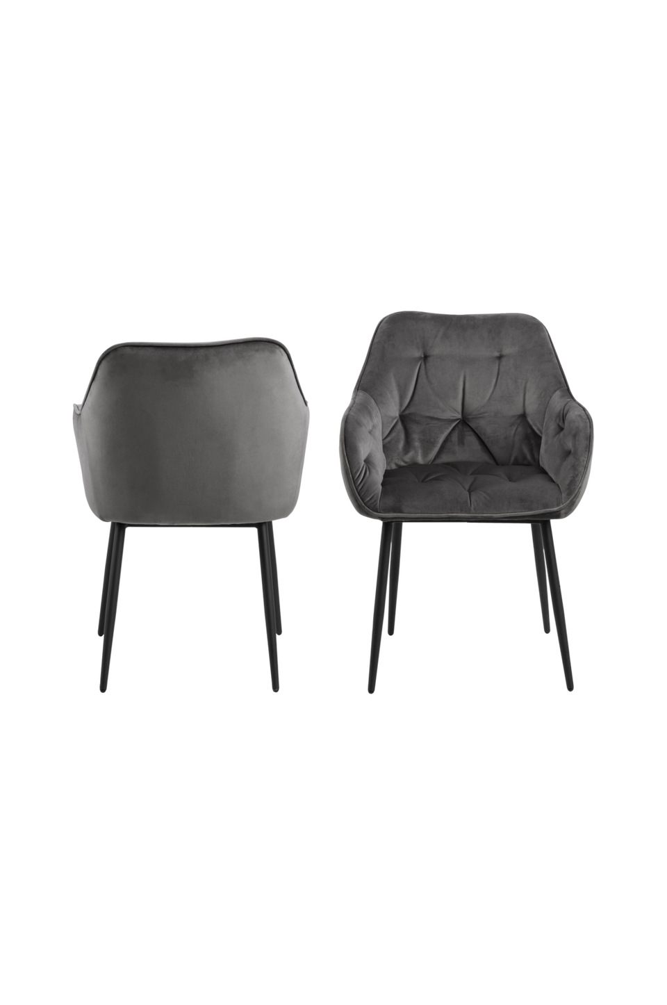 AC Design Furniture Karmstol Alice, 2-pack, grå från AC Design Furniture, bild 5