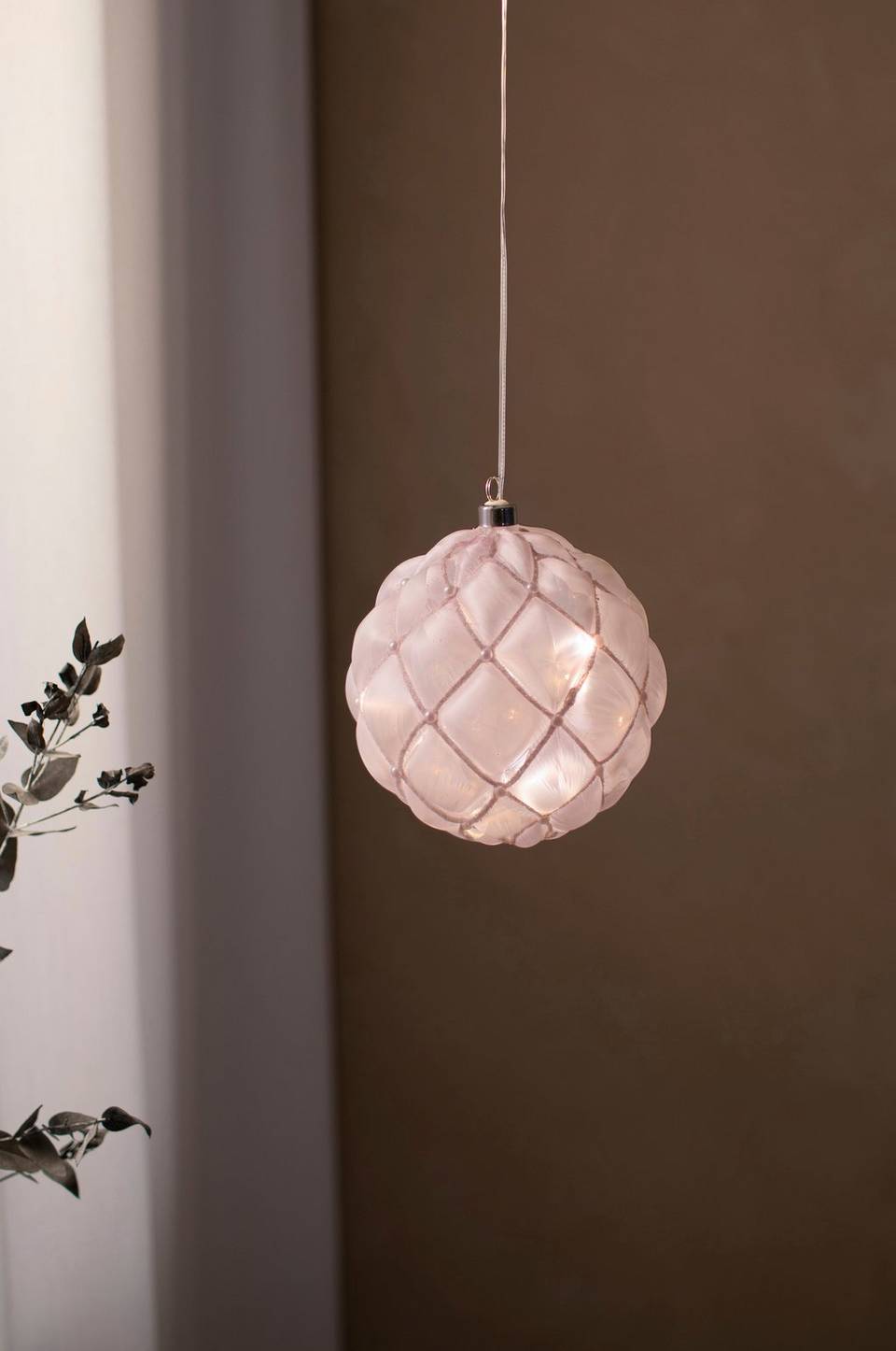 Markslöjd PEARL glas dekoration 15 cm, rosa från Markslöjd, bild 2