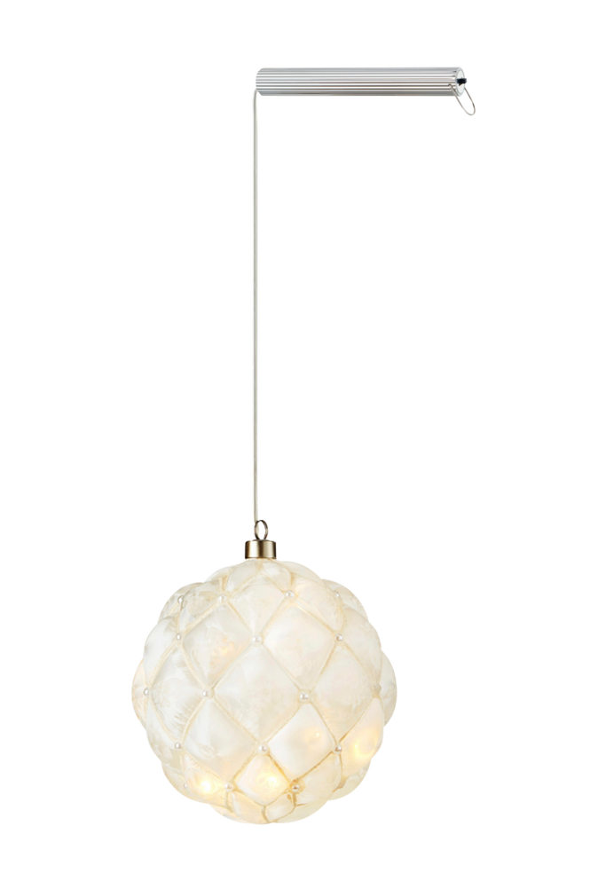 PEARL glassdekor 15 cm