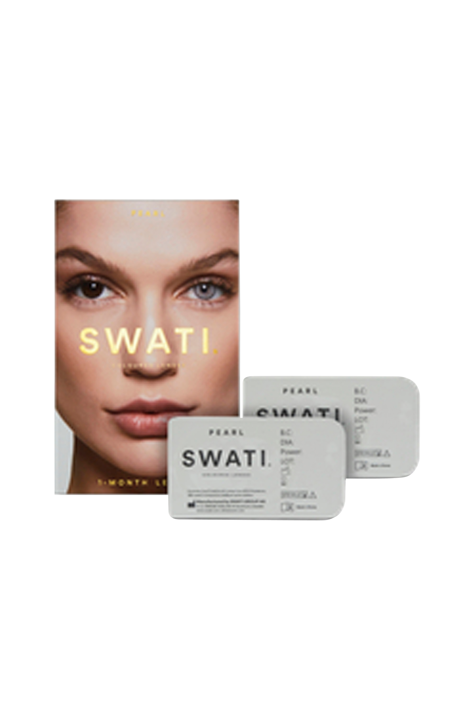 SWATI Cosmetics - Turquoise kosmetiska 1-månadslinser
