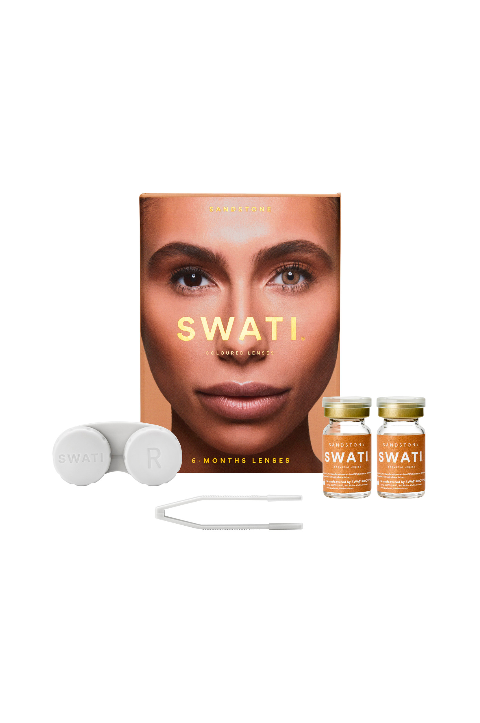 SWATI Cosmetics - Sandstone 6-månaders kosmetiska linser