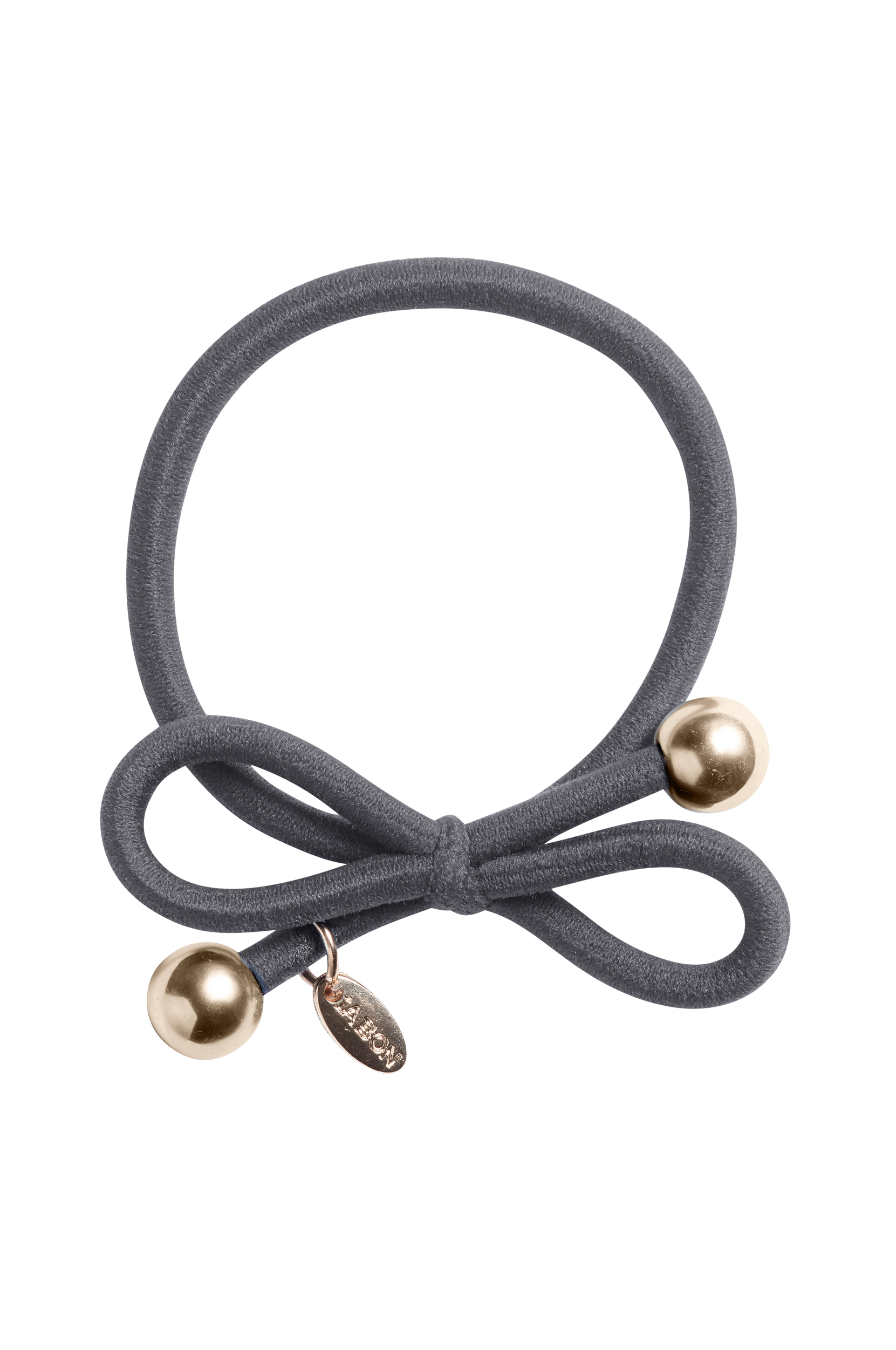 IA BON - Hair Tie Gold Bead - Grå