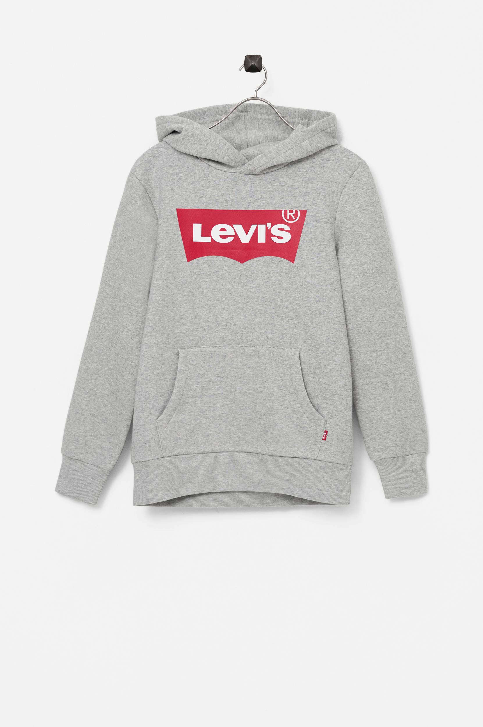 Levi's - Sweatshirt LVB Batwing Screenprint Hoodie - Grå - 140 - Hætte  sweat - Tøj til børn (29130077)