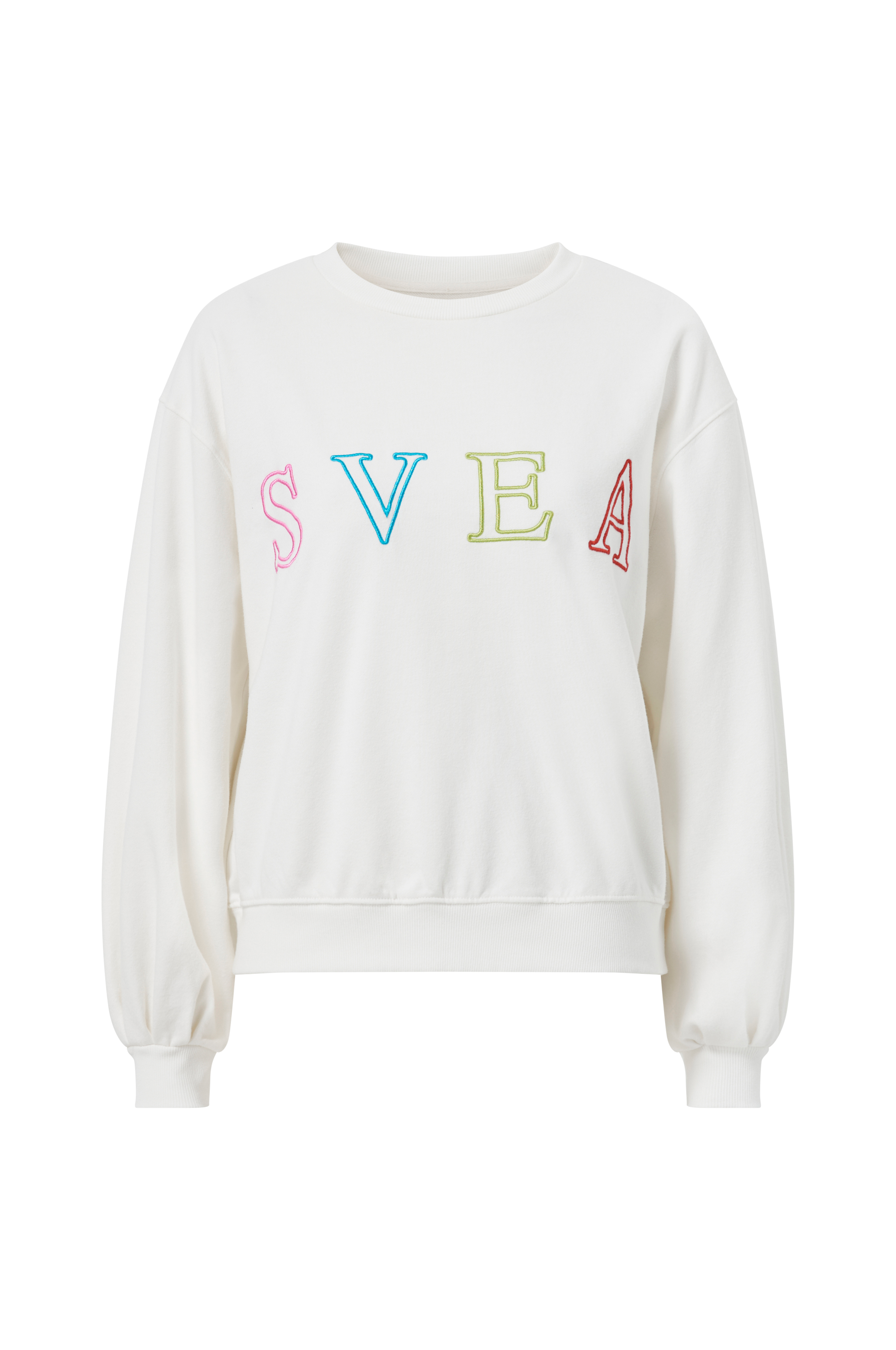 Sweatshirt W. Extra Sweat - Hvid - Sweatshirts | Ellos.dk