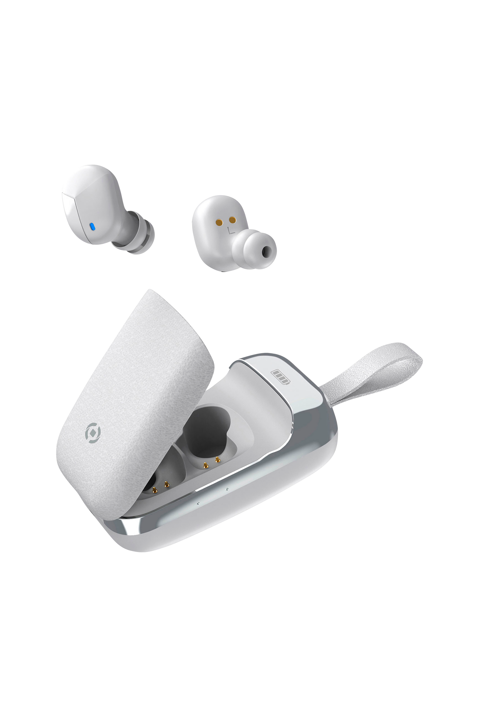 Celly - Flip1 True Wireless Headset Earbuds Vit