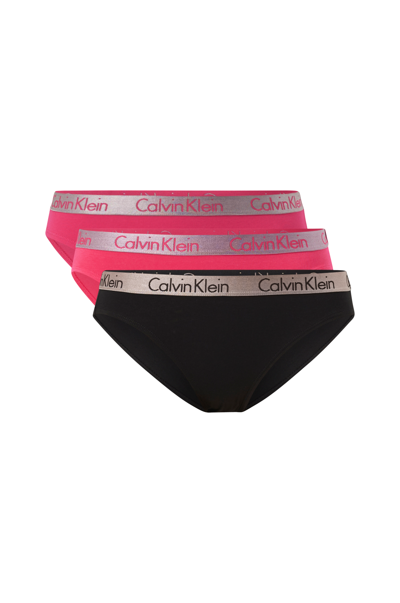Calvin Klein - Trusser Bikini 3-pak - Rosa - 38