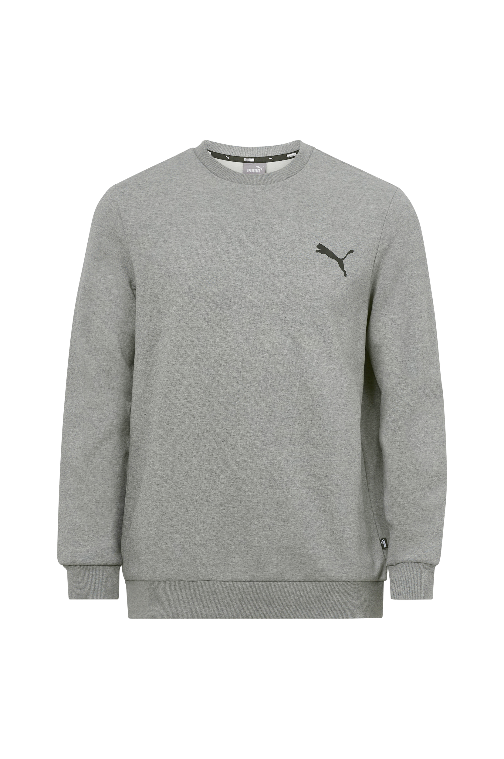 Puma - Sweatshirt ESS Small Logo Crew FL - Grå - L