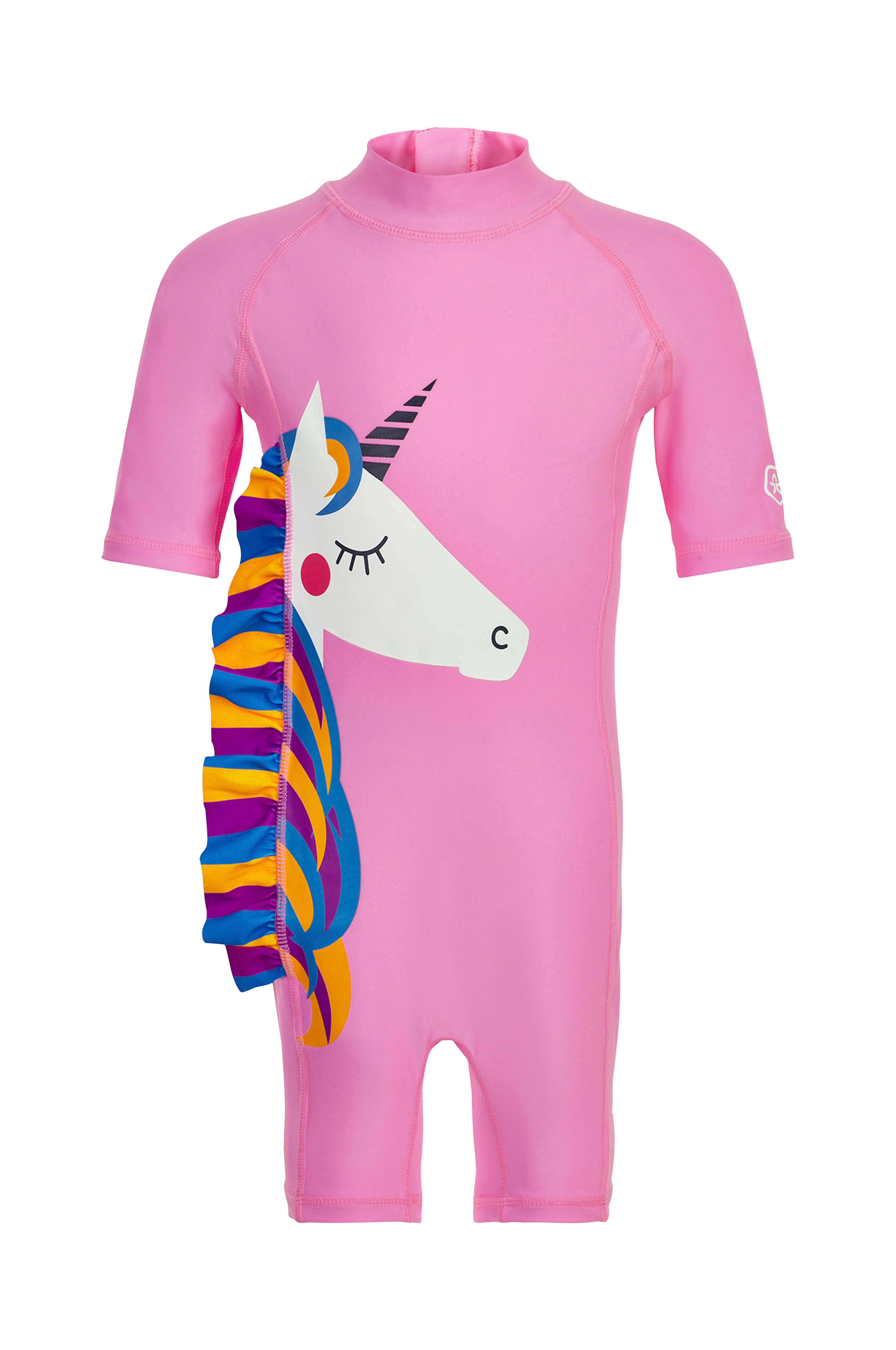 Color kids UV-dragt S/S Animal UPF 50+ Rosa - Badetøj til baby Ellos.dk