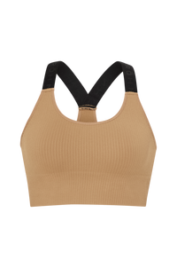 Röhnisch - Sport-bh Seamless Rib Sportsbra - Brun