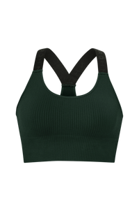 Röhnisch - Sport-bh Seamless Rib Sportsbra - Grön