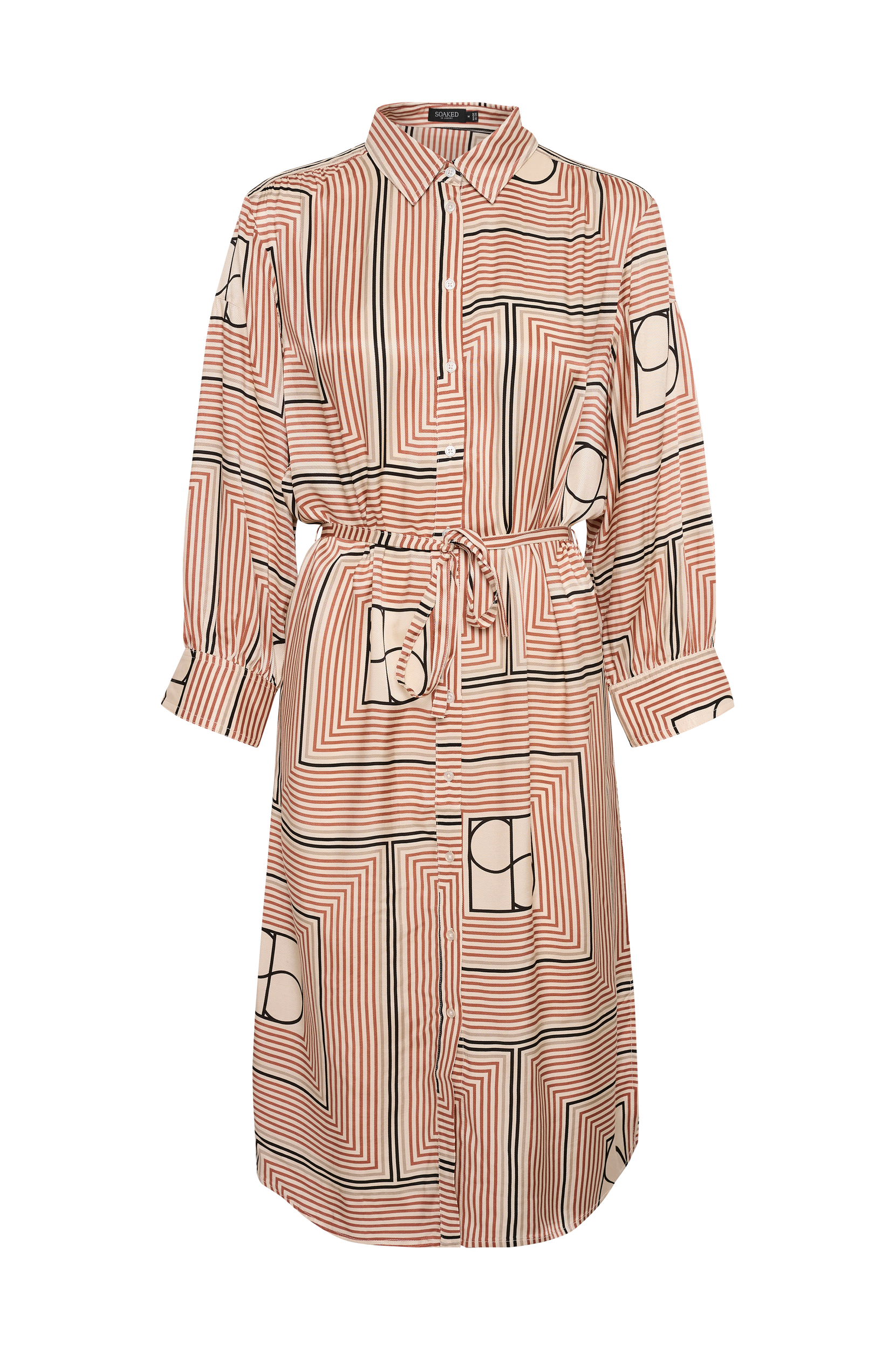 Soaked in Luxury - Skjortekjole slKimaya Shirt Dress - Brun - 36