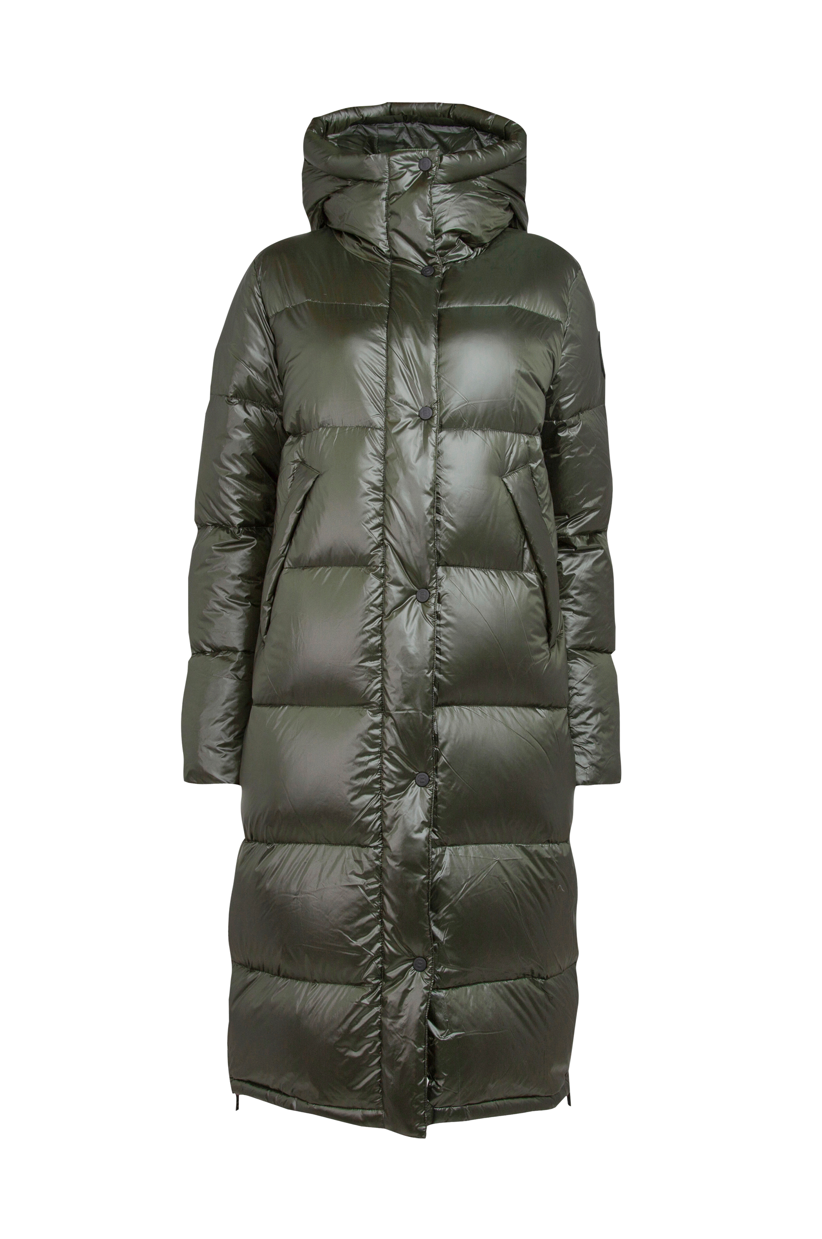 8848 - Dunfrakke Ariella Coat - Grøn - 40 - Jakker Tøj til kvinder
