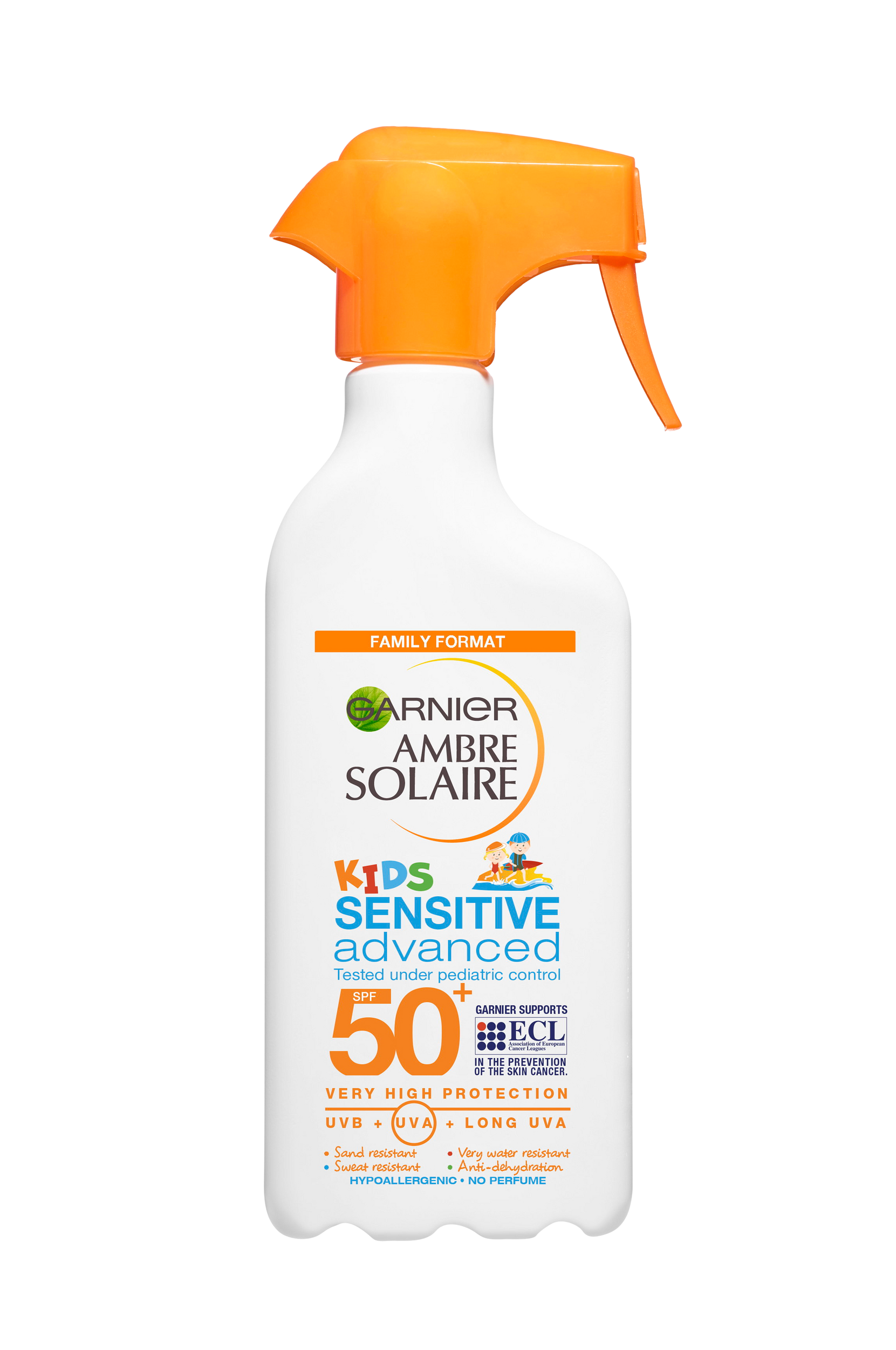 Garnier - Ambre Solaire 300 ml Kids Sensitive Advanced Very high protection Spray SPF 50+