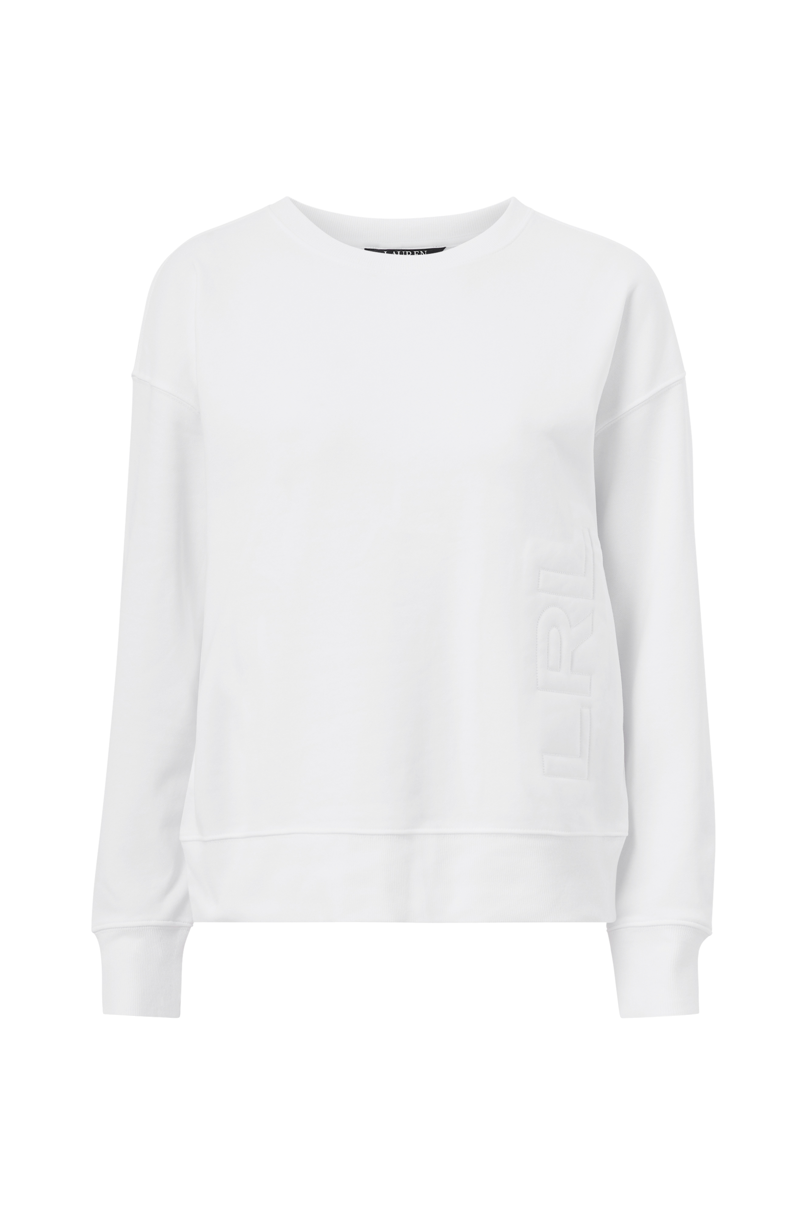 Lauren Ralph Lauren - Sweatshirt Easy French Terry-Lsl-Knt - Hvid - 34/36