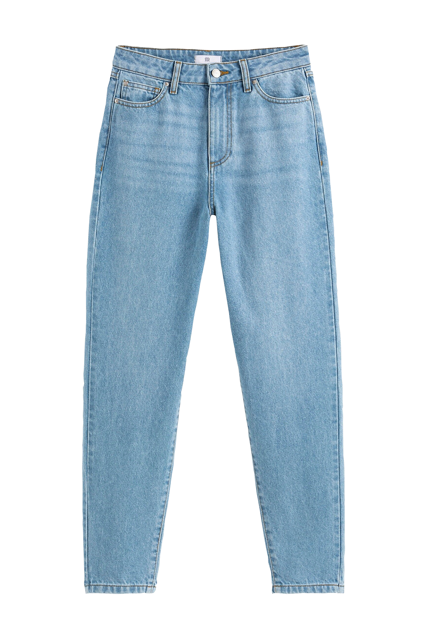 La Redoute - Mom jeans med normalhøj talje - Blå - 36
