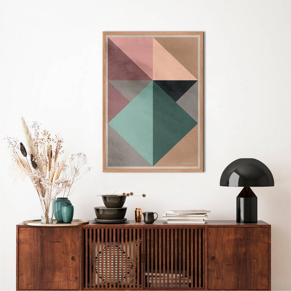 Malerifabrikken Poster Triangle 1, flerfärgad från Malerifabrikken, bild 2