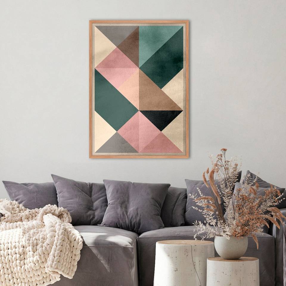 Malerifabrikken Poster Triangle 2, flerfärgad från Malerifabrikken, bild 2