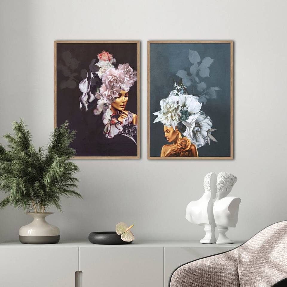 Malerifabrikken Poster Gold Couture 6, blå från Malerifabrikken, bild 2