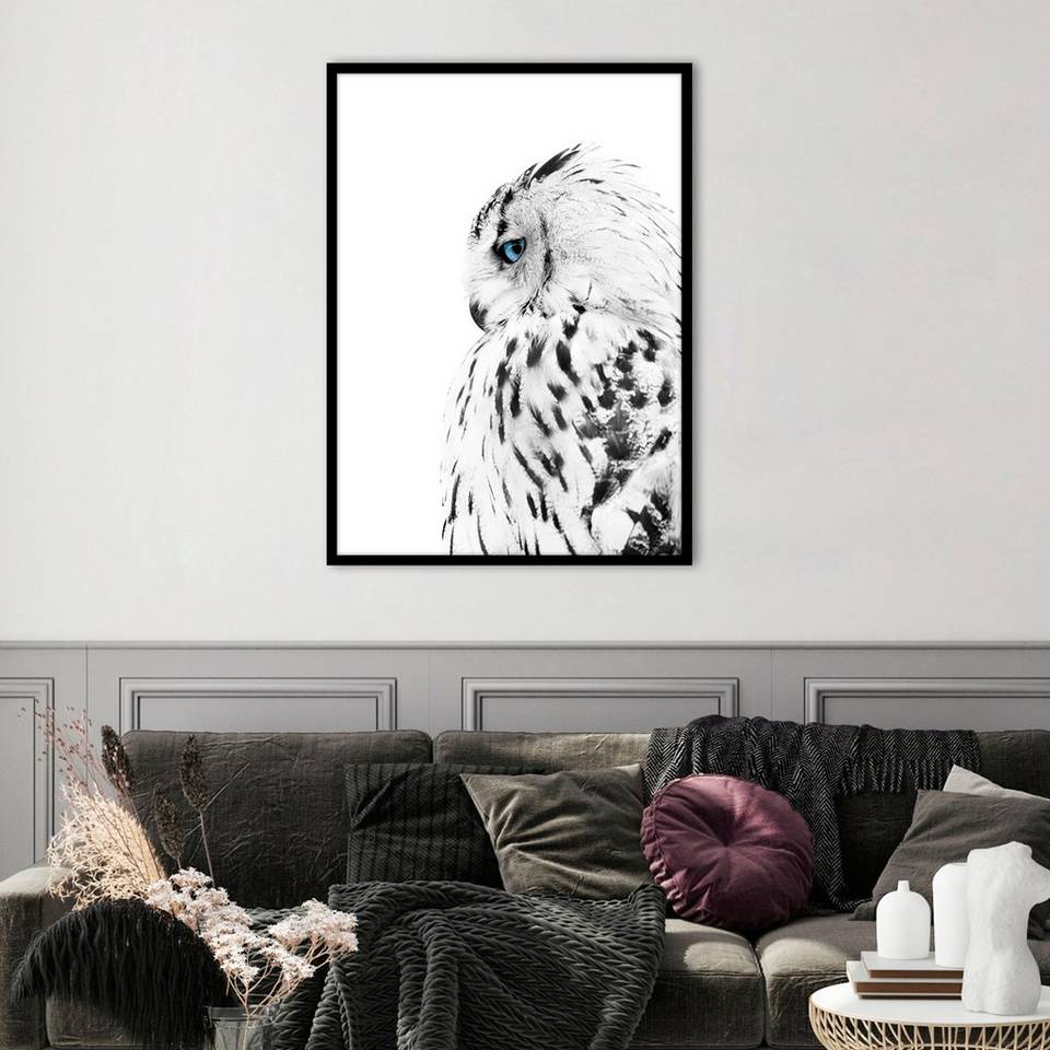 Malerifabrikken Poster White owl, vit från Malerifabrikken, bild 2