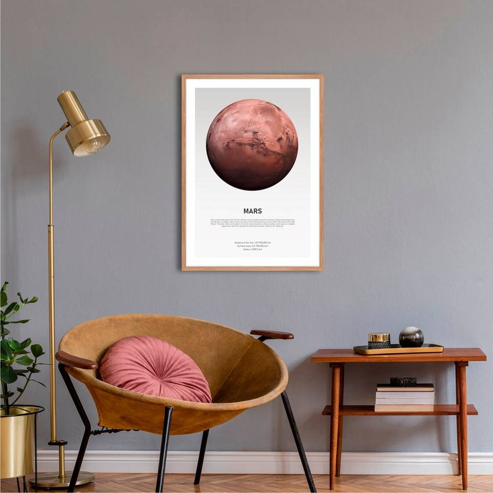 Malerifabrikken Poster Mars Light, vit från Malerifabrikken, bild 2