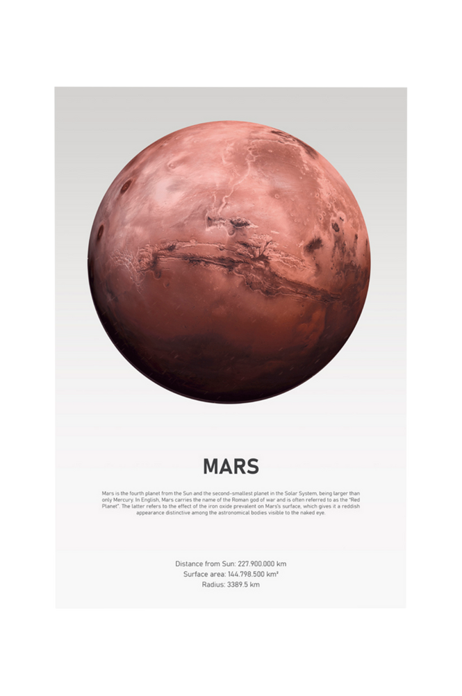 Poster Mars Light