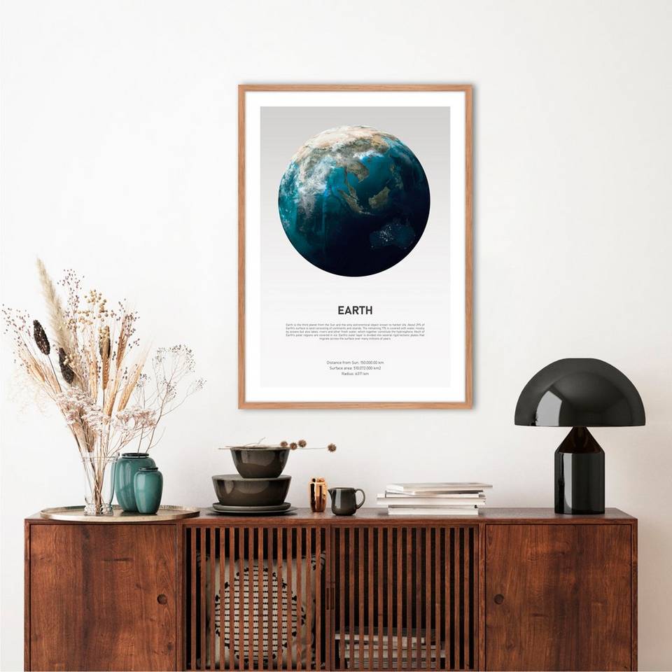 Malerifabrikken Poster Earth Light, vit från Malerifabrikken, bild 2