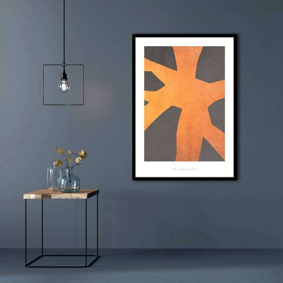 Malerifabrikken Poster Art Simplicity 2, guld från Malerifabrikken, bild 2
