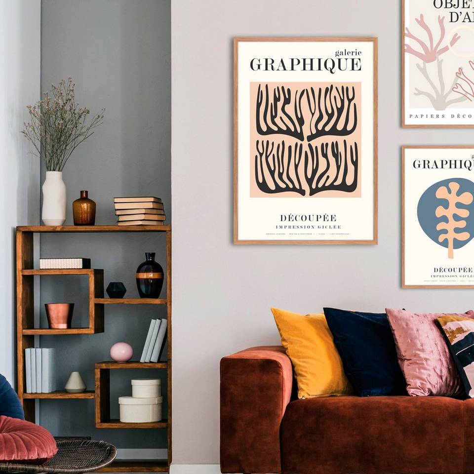 Malerifabrikken Poster Graphique 5, beige från Malerifabrikken, bild 2