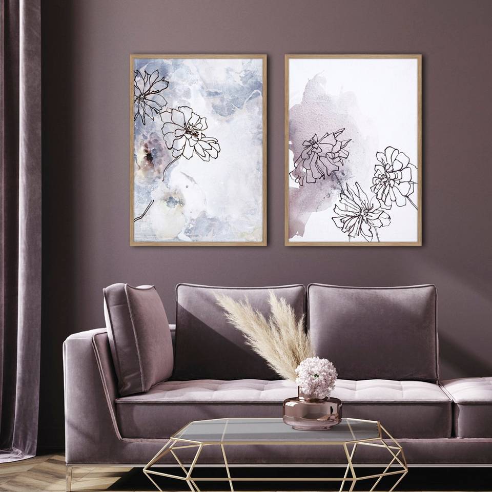 Malerifabrikken Poster Soft Flower 1, vit från Malerifabrikken, bild 2