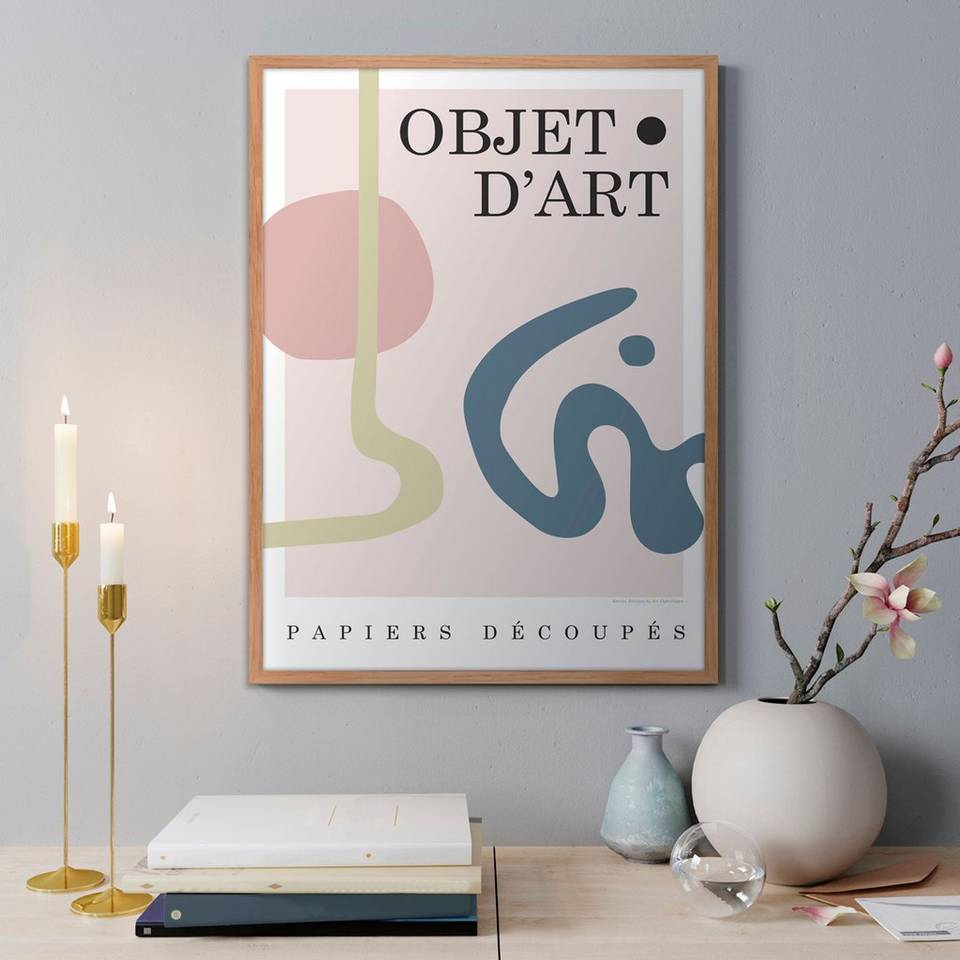 Malerifabrikken Poster Objet 3, rosa från Malerifabrikken, bild 2