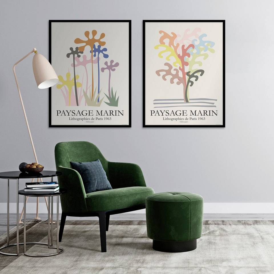 Malerifabrikken Poster Seascapes 1, beige från Malerifabrikken, bild 2