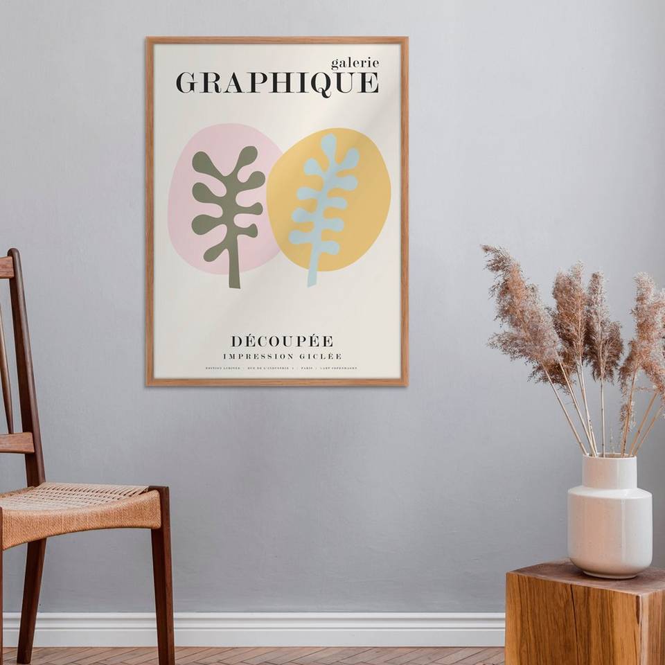Malerifabrikken Poster Graphique 2, beige från Malerifabrikken, bild 2