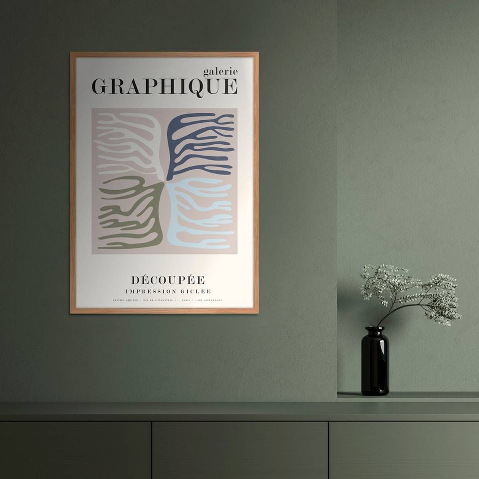 Malerifabrikken Poster Graphique 4, beige från Malerifabrikken, bild 2