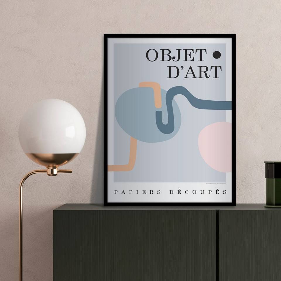 Malerifabrikken Poster Objet 4, blå från Malerifabrikken, bild 2
