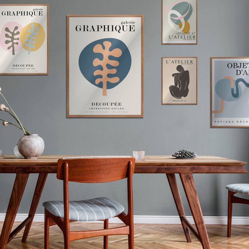 Malerifabrikken Poster Graphique 1, beige från Malerifabrikken, bild 2