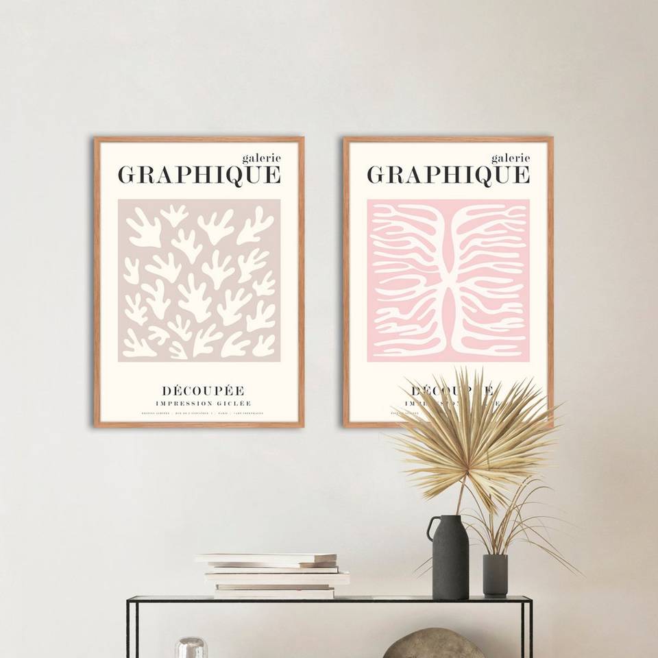 Malerifabrikken Poster Graphique 6, beige från Malerifabrikken, bild 2