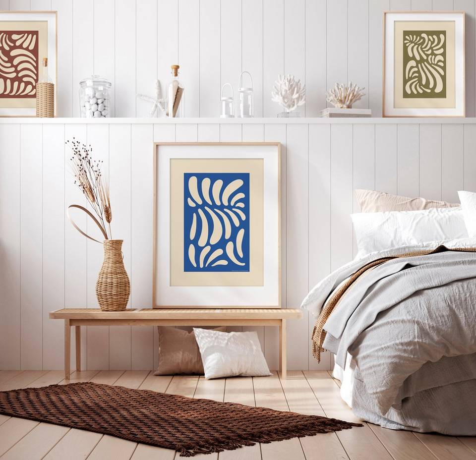 Malerifabrikken Poster Lithography 3, beige från Malerifabrikken, bild 2