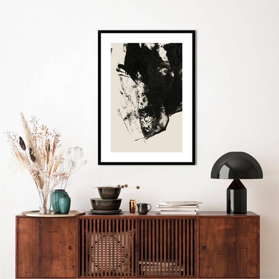Malerifabrikken Poster Brushed 7, svart från Malerifabrikken, bild 2