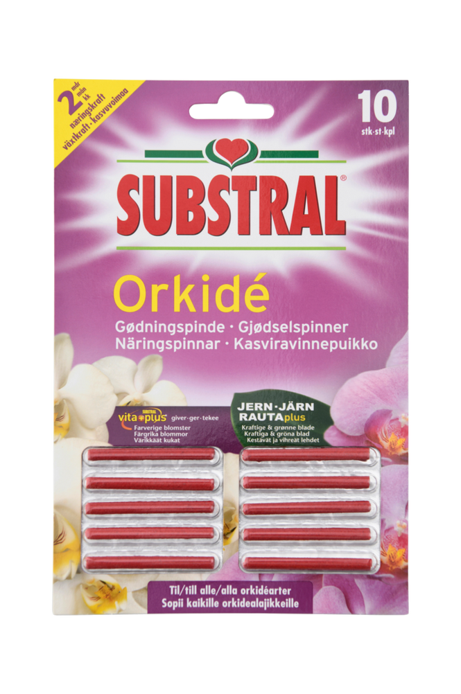 Substral Näringspinnar Orkidé 10st