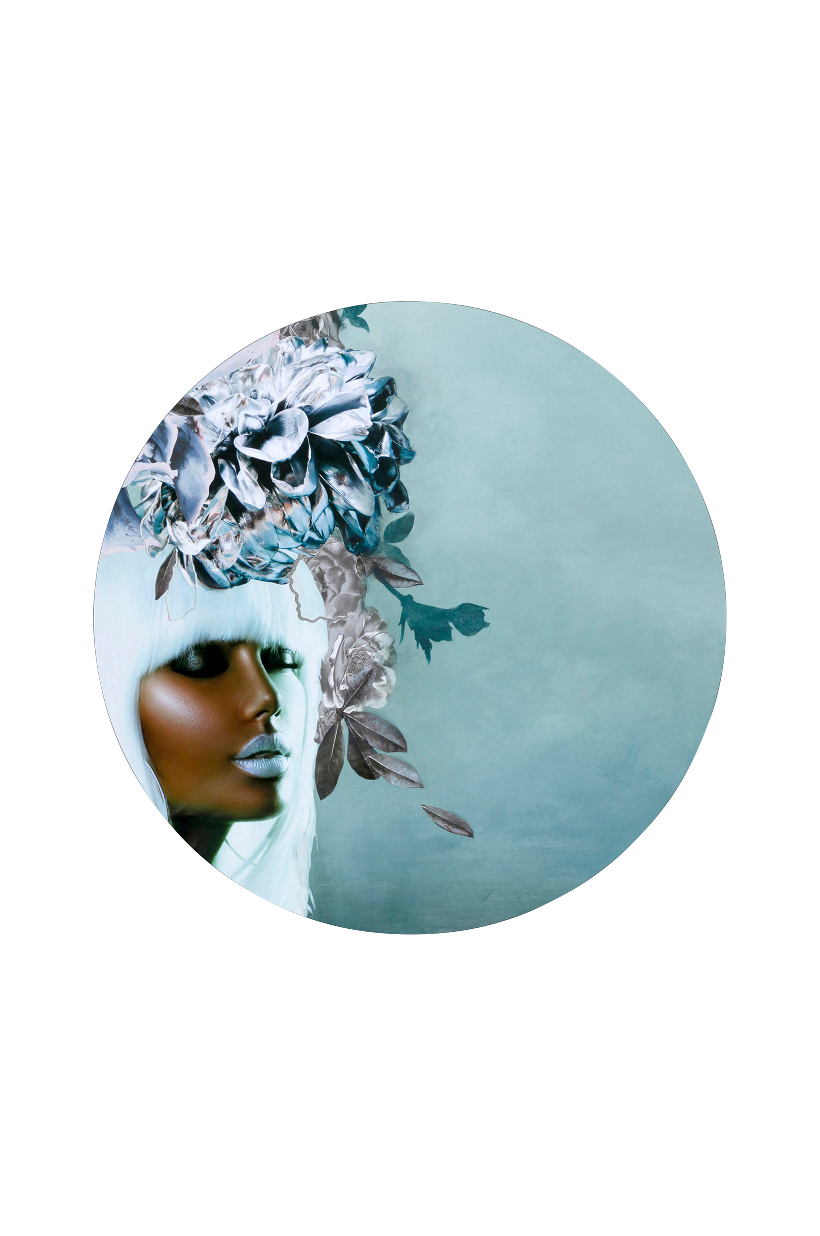 Malerifabrikken - Tavla Silver Couture 2 - Blå