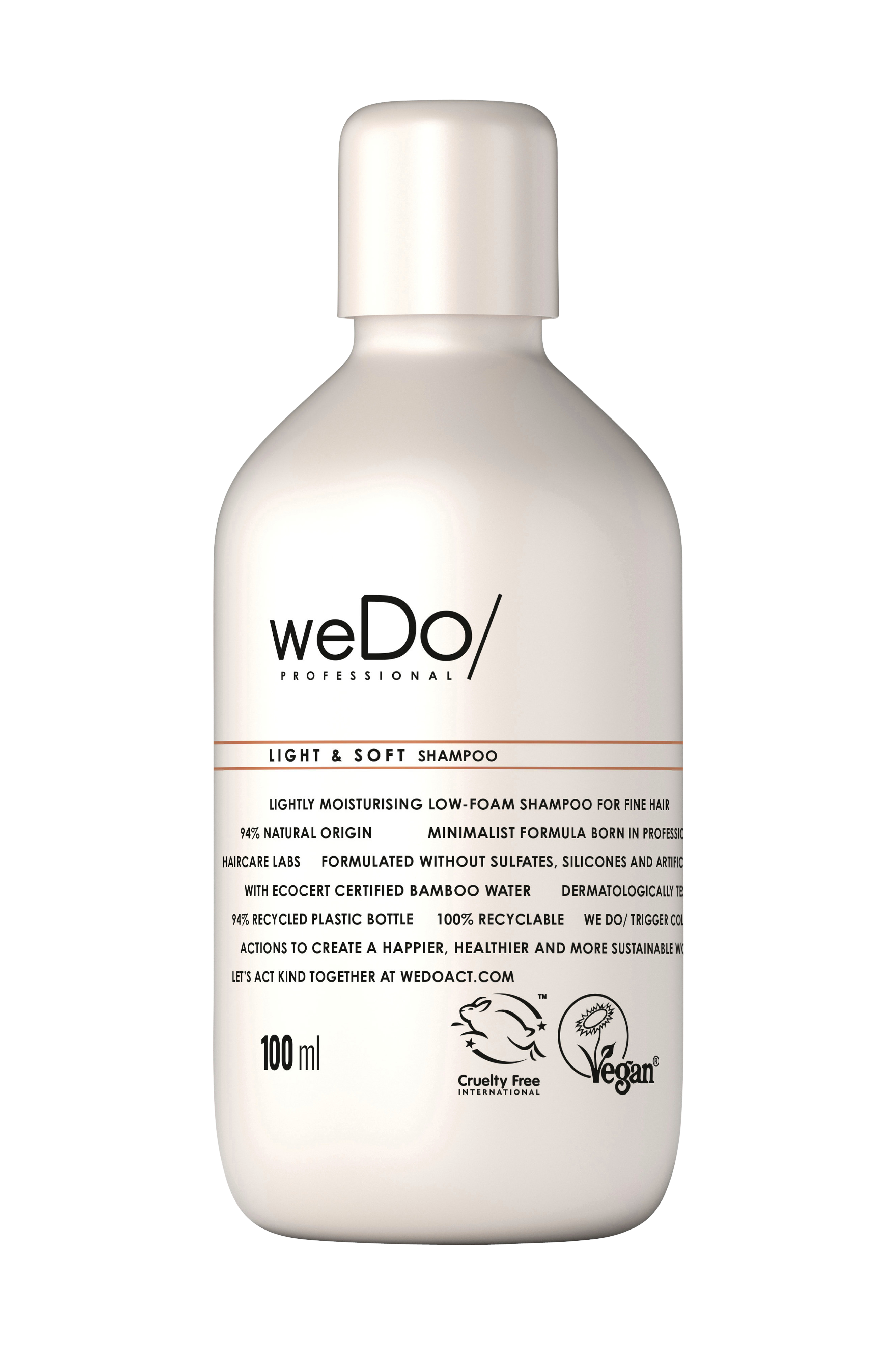 Soft lightening. WEDO Light & Soft Conditioner. Soft Shampoo. WEDO Moisture & Shine Shampoo. Шампунь 100 мл.