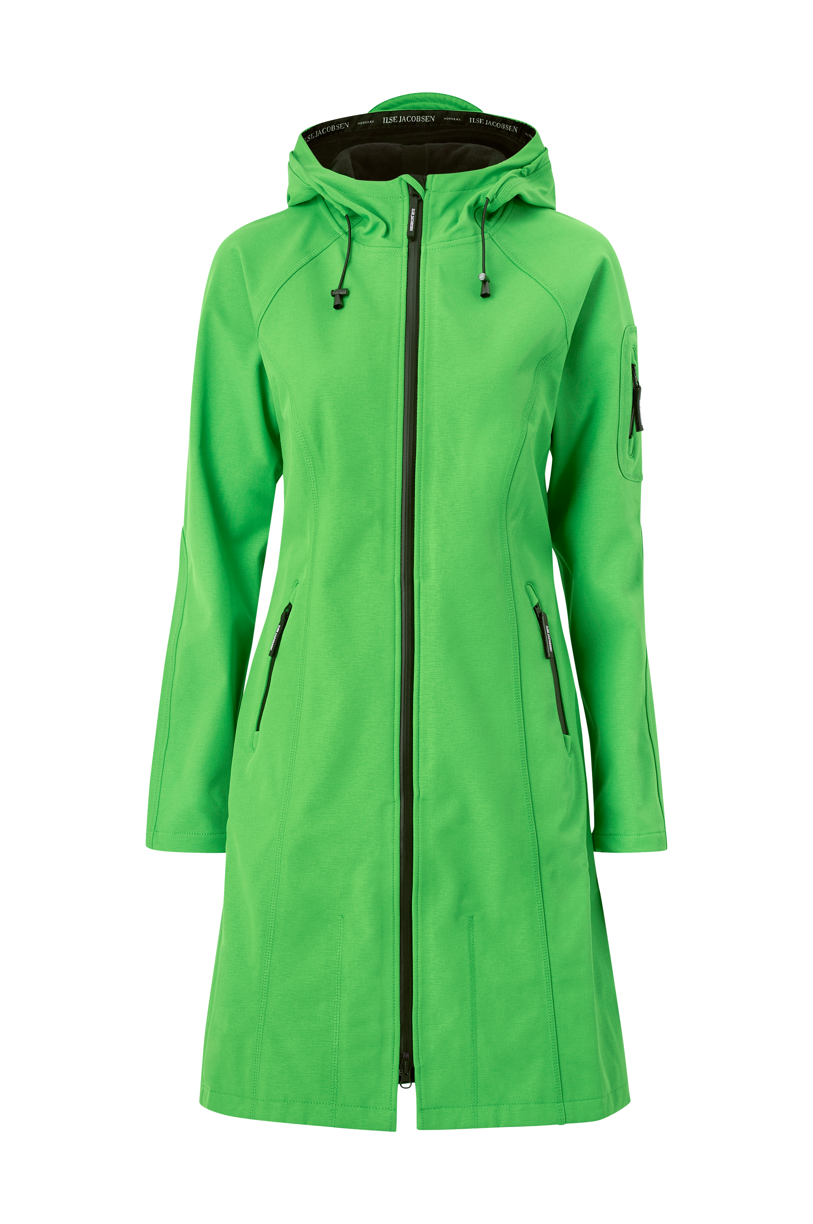 Ilse Jacobsen Softshell Regnfrakke Rain37 L - Grøn - & regnfrakker | Ellos.dk