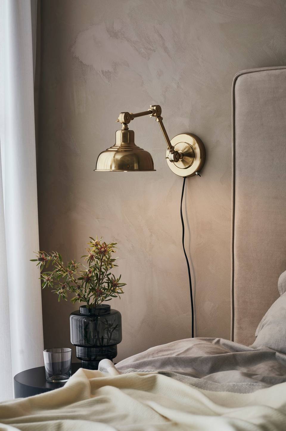 Markslöjd Vägglampa Grimstad, mässing från Markslöjd, bild 2
