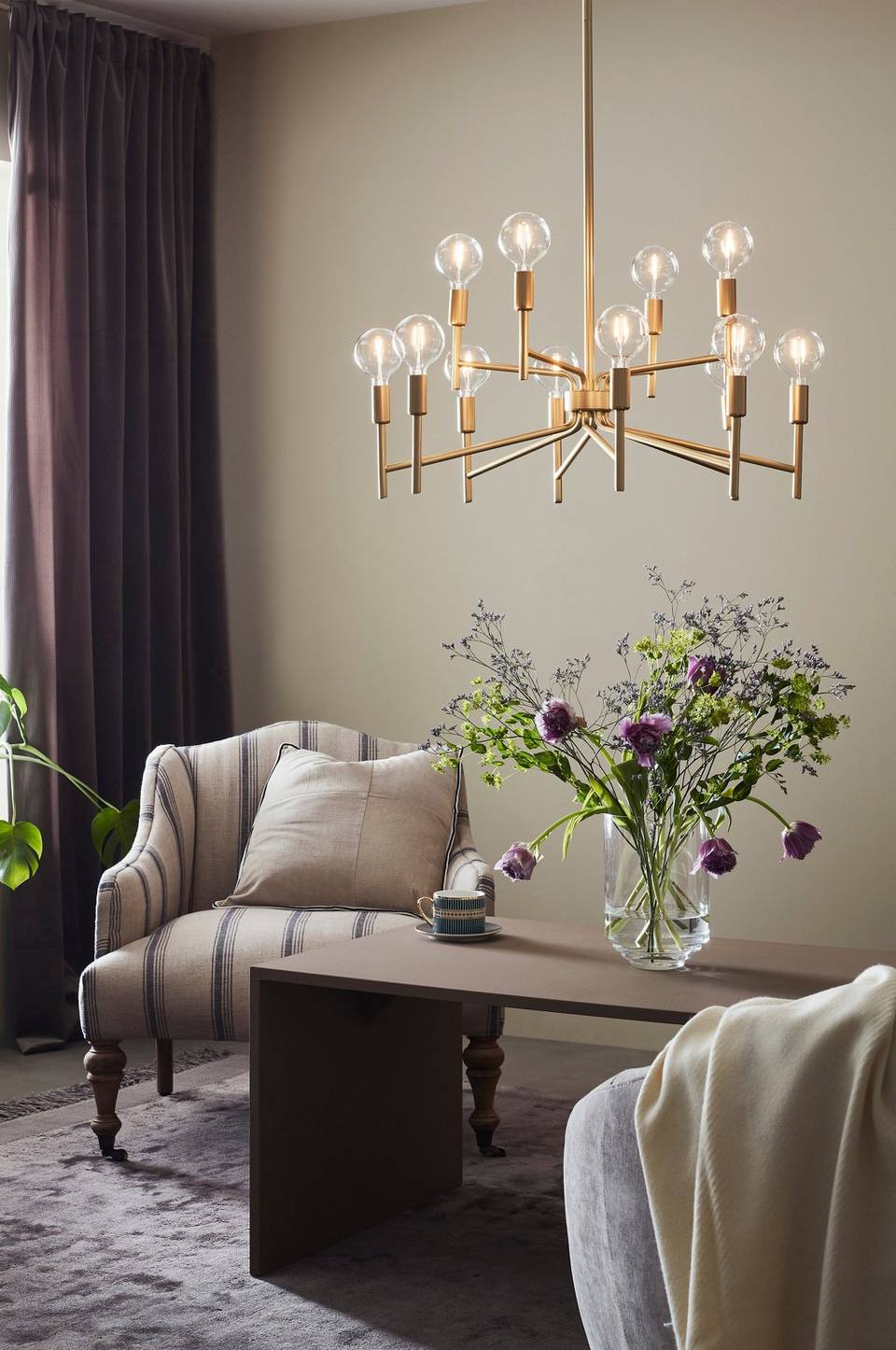 Markslöjd Taklampa REGENT 12L, guld från Markslöjd, bild 2