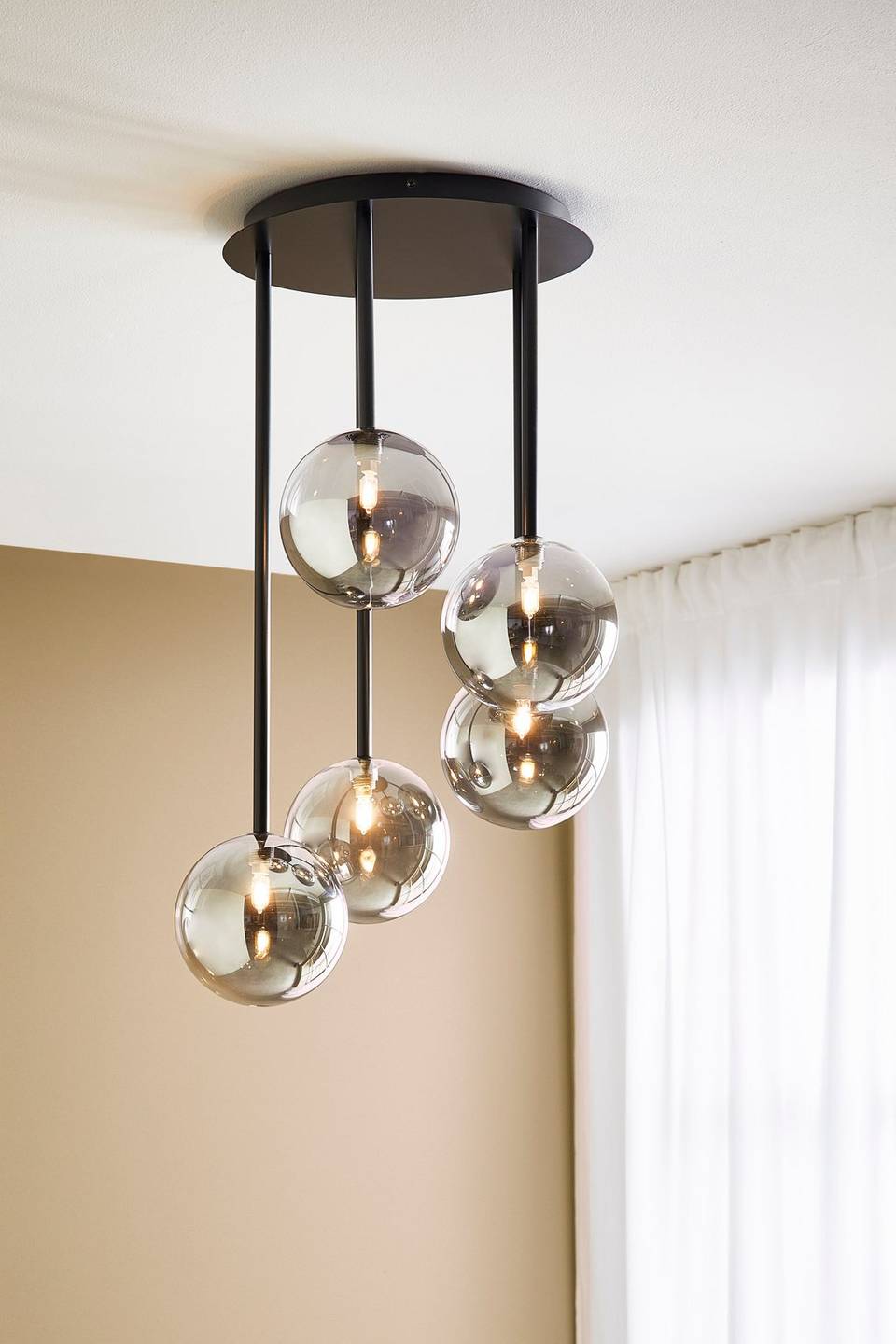 Markslöjd Plafond UNIVERSE 5L, svart från Markslöjd, bild 2