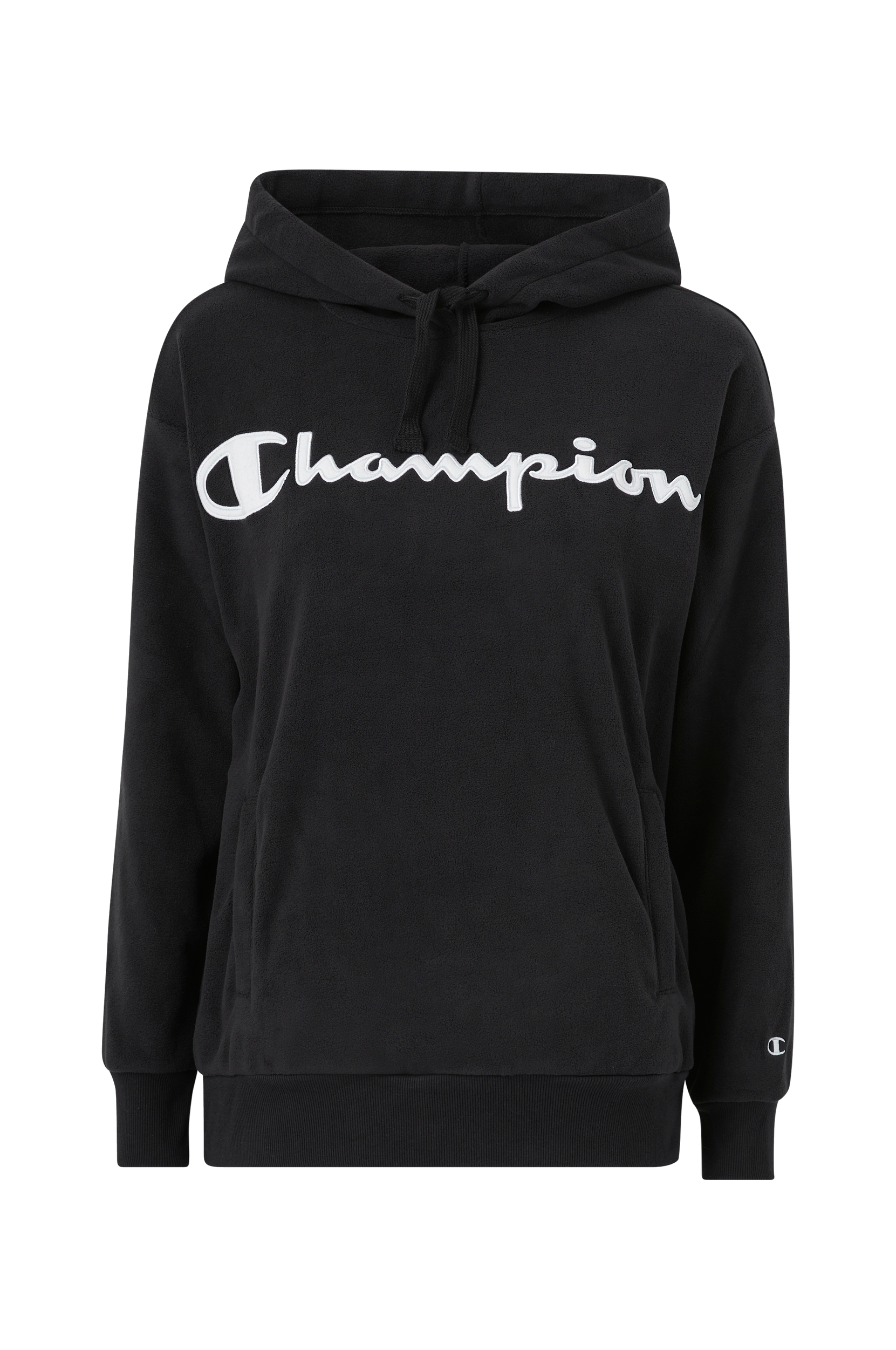 Champion - Fleecetrøje Hooded Sweatshirt - Sort - 34