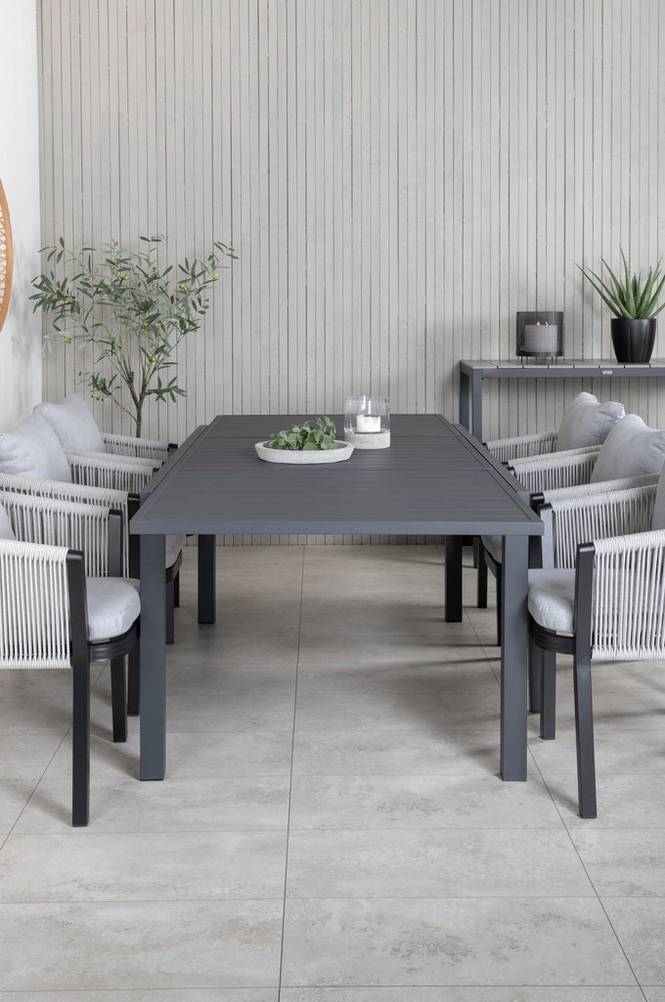 Matgrupp Marbella med 6st matstolar Virya