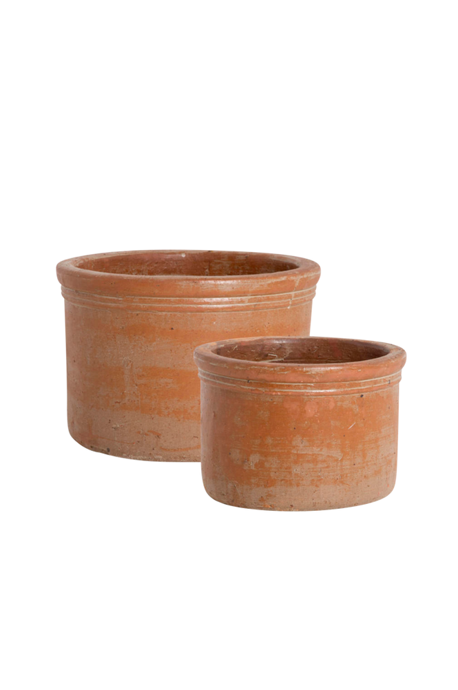 Inea blomsterurne terrakotta s/2